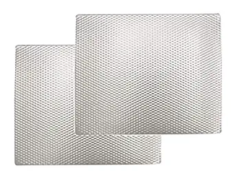 Range Kleen Silver Counter/Table Protector Mat - 17" x 20" - 2 Pack