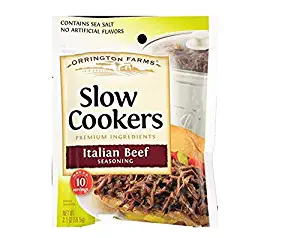 Orrington Farms Italian Beef seasoning mix Slow Cooker, 2.1 oz ( Pack of 12)