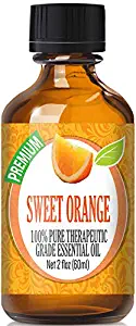 Sweet Orange Essential Oil - 100% Pure Therapeutic Grade Sweet Orange Oil - 60ml