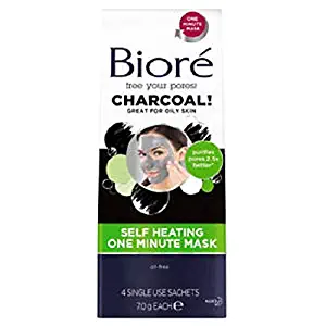 Bioré Self Heating One Minute Mask 4 Sachets