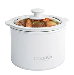 Crock-Pot 1-1/2-Quart Round Manual Slow Cooker, White (SCR151-WG) | ⭐️ Exclusive