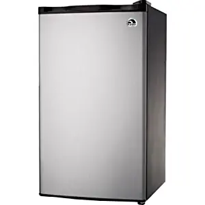 Igloo FR322, 3.2 cu. ft. Refrigerator and Freezer, Platinum Color, Compressor cooling, CFC-free, Flush back design