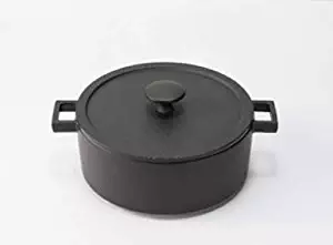 Iwachu Nambu Ironware/Cast Iron Pot with Lid/Round (Large)