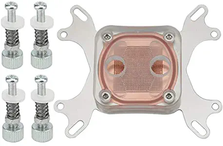 BXQINLENX Professional Universal CPU Water Cooling Block for Intel/AMD Water Cool System Computer Clear (Transparent)