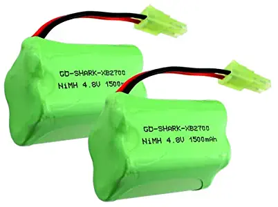 Banshee Battery for Euro Pro Shark Vacuum Carpet and Carpet Sweeper XB2700, V2930, V2700Z, VAC-XB2700, V2700, 1500mAh x2