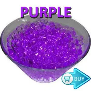 JellyBeadz Brand Waterpipe- Expanding Water Beads- 10 Gram Pack Purple