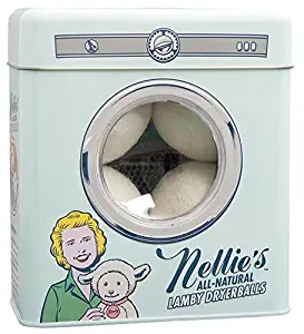 Nellie's All-Natural Lamby Wool Dryer Ball, Set of 4