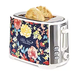 GreatBuy Pioneer Woman Extra-Wide Slot 2 Slice Toaster Fiona Floral