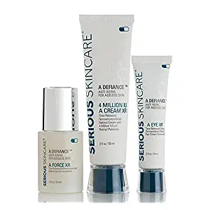 Serious Skin Care Age Defy Trio Includes 4 Million Iu a Cream Xr, a Force Serum & a Eye Xr Concentrate 3 Full Size Products!