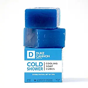 Duke Cannon Cold Shower Cooling Soap Cubes, 7 Ounce