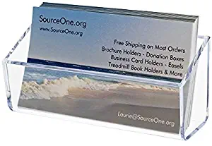 Source One Magnetic Business Card/Gift Card Clear Holder Display (S1-Magnet)