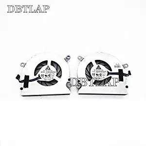 DBTLAP Laptop CPU Fan Compatible for Apple MacBook Pro 15.4" C2D A1226 A1211 A1260 Left & Rigt CPU Fans CPU Cooling Fan KDB04505HA 2 pcs/Lot