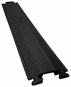 Electriduct Home 'n' Office Small Drop Over Cord Protector - 60" (5 Feet) Wire Cover - Black