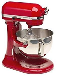 KitchenAid Professional 5 Plus Stand Mixer RKV25G0XER, 5-Quart, Empire Red, (Certified Refurbished)