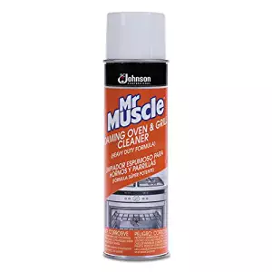 Mr. Muscle Oven/Grill Cleaner, Solvent Scent, 20 oz, Can, 6/Carton