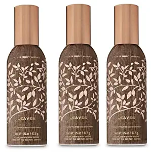 Bath and Body Works 3 Pack Leaves Room Spray 1.5 Oz.