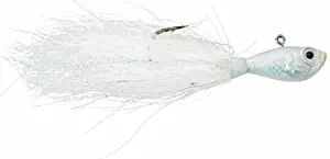 Spro Bucktail Jig-Pack of 1, White, 3-Ounce