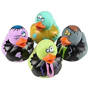 Rhode Island Novelty 2 Inch Zombie Rubber Duckies (12 Piece)