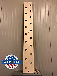 Plyobox Warehouse 8"x72" Climbing Pegboard. New! Introducing Custom Engraving!