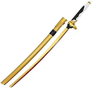 SI Dragonblade Katana Carbon Steel Blade Golden Futuristic Cyborg Ninja Sword