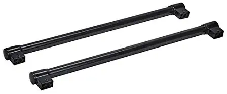 Whirlpool W10716733 French Door Refrigerator Handle Kit, Black