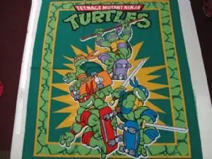 45" X 36" Panel Teenage Mutant Ninja Turtles 100% Cotton
