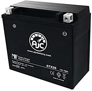 Kawasaki EX500-D Ninja 500 Motorcycle Replacement Battery (1994-2010) - This is an AJC Brand Replacement