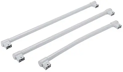 Whirlpool W10716725 French Door Refrigerator Handle Kit, White