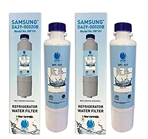 AF Compatible Replacement Water Filter Cartridge for Samsung RF4267HARS, RF4267HABP, RF4287 Series, RF4289HARS (2PK)