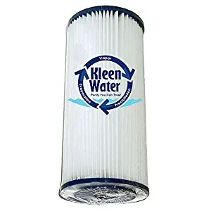 WPCFF975, FM-BB-10-5, ECP5-BB, W5CPHD, FXHSC and WHKF-WHPLBB Compatible Water Filter Replacement Cartridge, Pleated, 4.5 x 10 Inch - by KleenWater