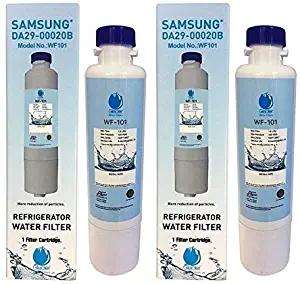 AF Compatible Replacement Water Filter Cartridge for Samsung RF28HFEDBBC, RF28HFEDBSR, RF28HFEDBWW, RF28HFEDTSR (2PK)