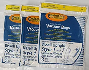 Bissell Style 1 and 7 Upright Vacuum Bags -18 Pk PackageQuantity: 2 Color: Model: