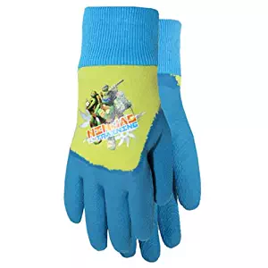 Midwest Glove TM100T Toddler Ninja Turtles Kids Gripping Gloves