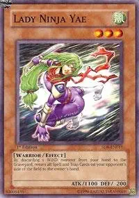 Yu-Gi-Oh! - Lady Ninja Yae (SD8-EN011) - Structure Deck 8: Lord of the Storm - 1st Edition - Common