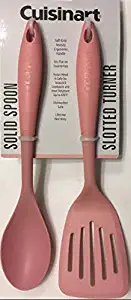 Cuisinart CTG-01-LTSSP-320 Nylon Solid Spoon & Slotted Turner, Pink