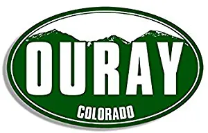 GHaynes Distributing Magnet Green Mountain Oval Ouray Colorado Magnet(co rv Logo) 3 x 5 inch