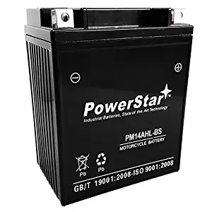 YTX14AHL-BS Battery for Kawasaki EX500 KL650 KLR VN750 Vulcan ZX750 KZ1000