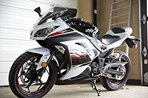 Black with White Red Complete Fairing Bodywork Painted ABS plastic Injection Molding Kit for 2013-2016 13-16 Kawasaki Ninja 300 EX300R EX 300R EX-300R EX300A EX300B SE 2014 2015