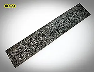 BLD-54, Custom Handmade Damascus Steel Billet/Blank Blade Making BAR (Ladder Pattern)