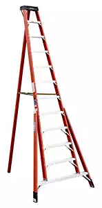 Werner FTP6212 300-Pound Duty Rating Fiberglass Tripod Ladder, 12-Foot