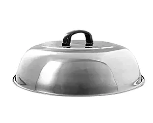 Hawkie business 11" Round Stainless Steel Cheese Melting Dome