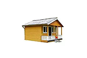 Cabin Plans With Loft DIY Cottage Guest House Building Plan 384 sq/ft