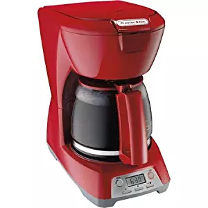 12 Cup Programmable One-Hand Dispensing Coffeemaker with 2-Hour Automatic Shut Off , Red by Proctor Silex