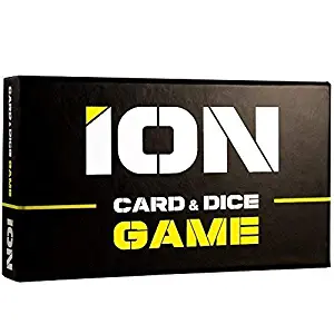 ION Card & Dice Game, for All Ages, Family, & Friends, for 2-10 Players, Ages 7+, 2017 Edition