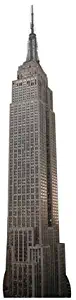 HistoricalCutouts H13008 Empire State Building Cardboard Cutout Standup