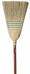 Rubbermaid Commercial 6383 38 in. Handle, Warehouse Corn-Fill Broom, Blue