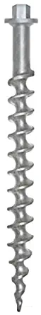 Penetrator 18" Aluminum Screw Earth Anchor-Holds up to 2,500lbs