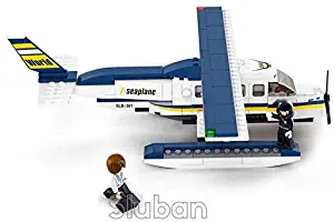 Sluban Z Sea Plane - 214 Pieces in Original English Box 100% Lego Compatible - Educational Toy - Building Blocks (M38-B0361)