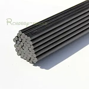 Does not apply 10pcs 2 mm x 500mm Length Carbon Fiber Rods Matte Pole (10PC 2MM)