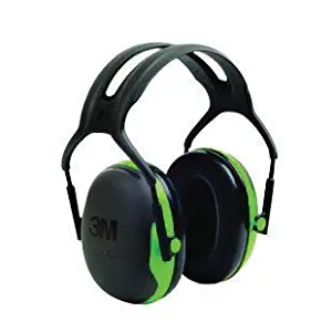 3M Peltor Black And Green Model X1A/37270(AAD) Over-The-Head Hearing Conservation Earmuffs